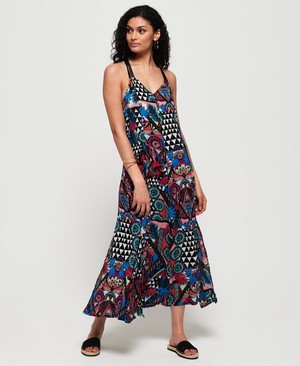 Superdry Carissa Macrame Maxi Női Ruhák Színes | OGSND4102